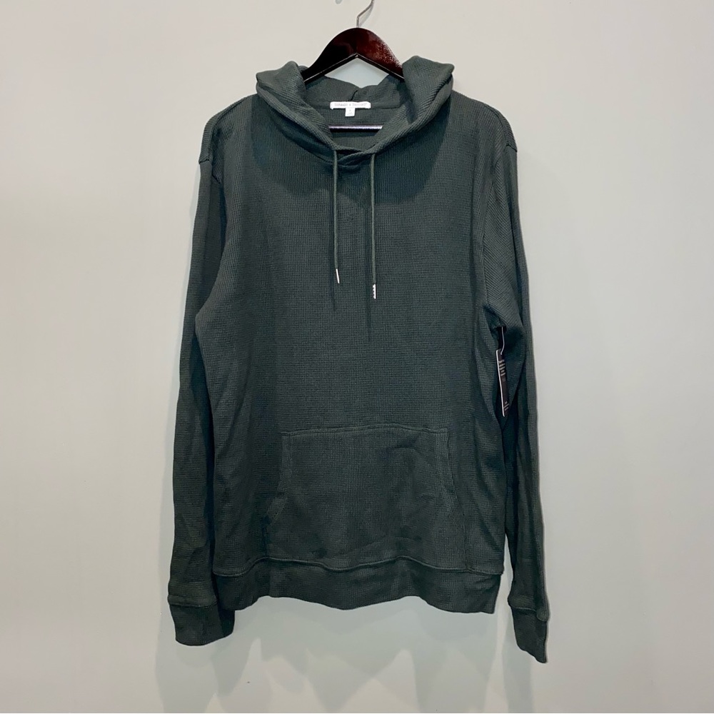 NWT Men’s Threads 4 Thought Waffle knit Thermal Hoodie - Size L
